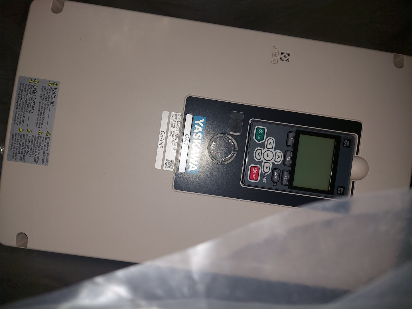 YASKAWA AC DRIVE GA700 CIPR-GA70D4089ABMA-AAAABA